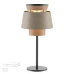 4992/1T PENDANT ODL24 401 черный/бежевый/терракотовый/золотой/металл/экокожа Настольная лампа E27 1*60W KRESSA