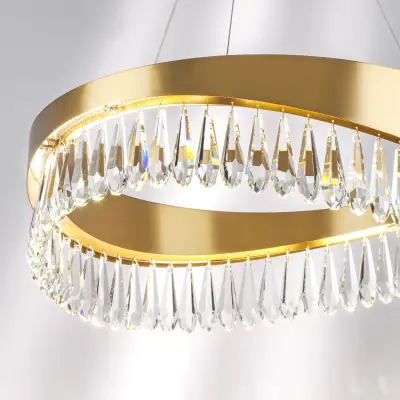 703163 Люстра HELIO 30W LED 2778LM ШАМПАНЬ 3500K Lightstar