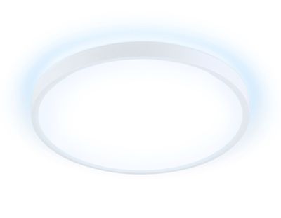 Потолочный светодиодный светильник FZ3001 WH белый IP44 24W+10W 6400+6400К D290*40 (Без ПДУ)