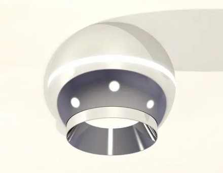 Комплект накладного светильника XS1104002 PSL серебро полированное MR16 GU5.3 LED 3W 4200K (C1104, N7032)
