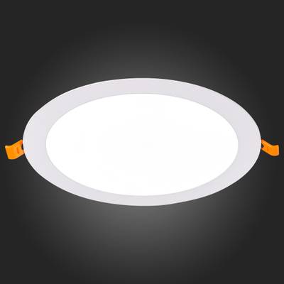 ST209.548.18 Св-к встр. Белый LED 1*18W 4000K 1 350Lm Ra80 110° IP20 D225xH8 90-265V