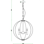 Подвесная люстра Arte Lamp CASTULA A7013SP-6BK, 6хE14