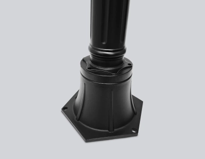 Светильник уличный ландшафтный ST2037 BK/CL черный/прозрачный IP54 E27 max 40W D150*1100