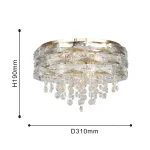 Потолочная люстра Icicle 4251-3C, 3*G9*40W. ТМ F-Promo