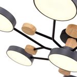 SLE6006-702-07 Светильник потолочный Серый/Серый LED 7*12W 3000K/4500K/6000K