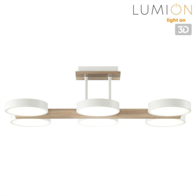 8030/108CL LEDIO LN26 345 белый, дерево/металл/акрил Потолочный светильник LED 108W 3000/4000/6000К 220V PLATO