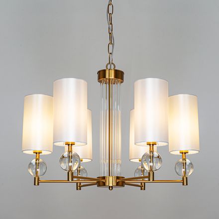 Подвесная люстра Arte Lamp MATAR A4027LM-6PB, 6хE14