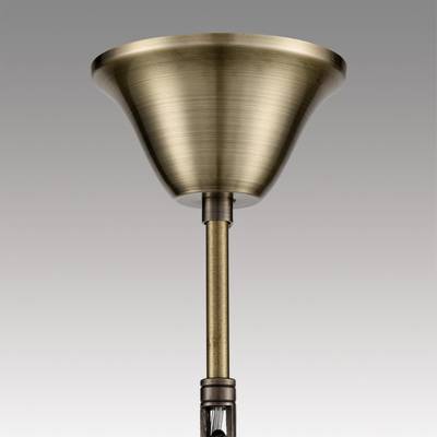 8190/8 CLASSI LN25 24 античная бронза, металл/хрусталь Люстра E14 8*40W 220V LINN