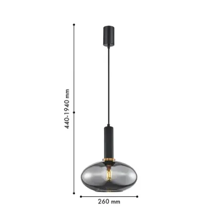 Подвес Dubbel 4359-1P, 1*E27*40W. ТМ F-Promo