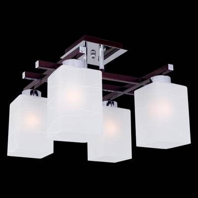Citilux Оскар CL127141 Люстра потолочная Венге Хром