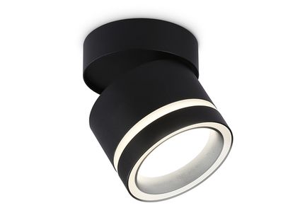 Светильник накладной поворотный TA1445 BK/FR черный/белый матовый GX53 max 12W D85*90