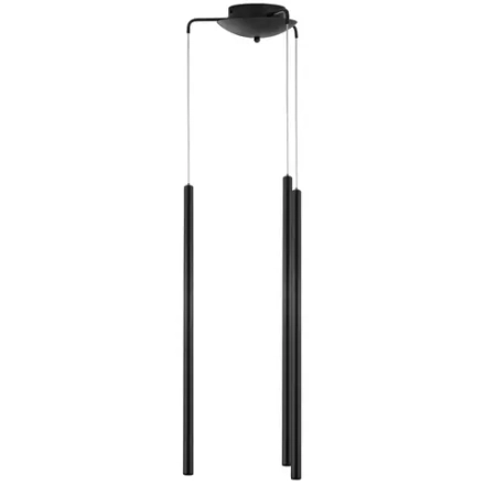 L3T747347 Люстра TUBO LED 15W 960LM 25G ЧЕРНЫЙ 4000K (574717+747347 (3шт)