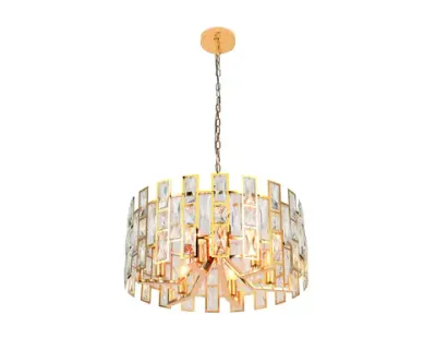 Подвесная люстра TR5061/6 GD/CL золото/прозрачный E14/6 max 40W D500*938