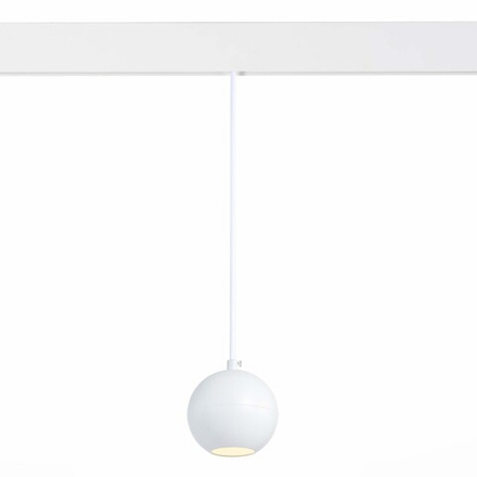 ST354.533.12 Магнитный трековый светильник подвесной белый LED 1*12W 3000K 750Lm Ra>80 36° IP20 D100xH92 48V