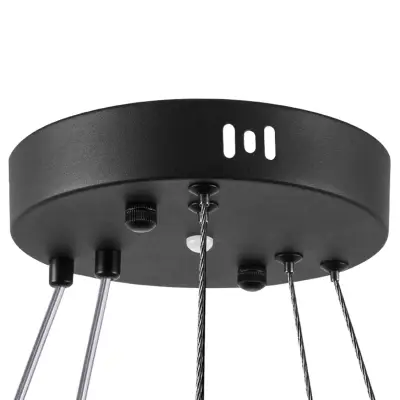 736527 Люстра ROTONDA 115W LED 5736LM 120G ЧЕРНЫЙ 3000-6000K Lightstar