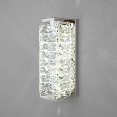Настенный светильник с хрусталем 40259 LED хром, LED