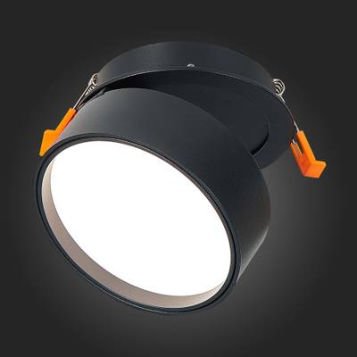 ST651.448.14 Встраиваемый поворотный светильник Черный LED 1*14W 4000K 1 100Lm Ra&gt;90 120° IP20 D105xH68 170-240VV