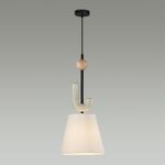 5410/1 MODERN ODL_EX24 167 черный матов./бежевый/металл/полирезин/ткань Подвес E14 1*40W BAGEL