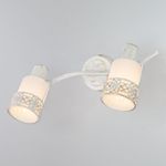 Спот с поворотными плафонами 20025/2 белый с золотом