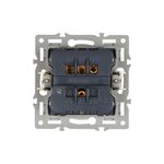 Механизм выключателя двухклавишный непроходной SWT-MK02-PL-GR (250V, 16A) (Arlight, -)