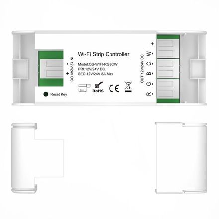ST9000.500.01RGBCW WIFI контроллер RGBCW для светодиодных лент, 8A ST-Luce -W