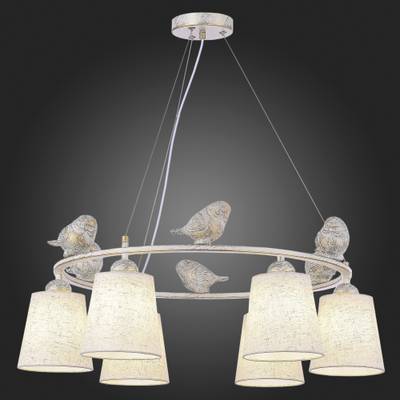 SLE1155-503-06 Люстра подвесная Белый/Серый E27 6*40W