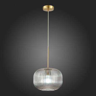 SL1154.303.01 Подвес ST-Luce Латунь/Дымчатый E27 1*60W
