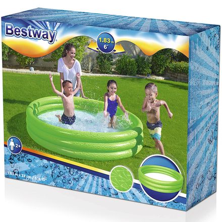 Бассейн круглый надувной 183*33 см, 480 л, Play Pool 51027 Bestway