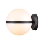4832/1W NATURE ODL21 739 черный/акрил Ландшафтный настенный светильник E27 1*10W IP44 LOMEO LOMEO