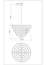 Каскадная люстра Divinare ROSIE 3511/02 LM-16, 16хE14