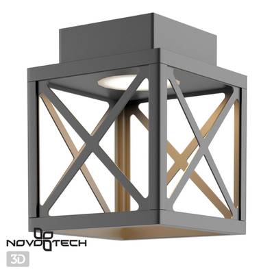 358449 STREET NT20 364 темно-серый Ландшафтн.потолочн.светильник IP54 LED 4000K 10W 100-240V DANTELA
