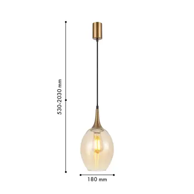 Подвес Dubbel 4360-1P, 1*E27*40W. ТМ F-Promo