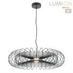 8301/10L LEDIO LN26 297 черный, металл/акрил Подвес LED 9W 3000K 220V CAMOMILE