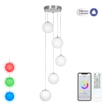 Citilux Адам Смарт CL228A051 RGB LED Умная каскадная люстра Матовый Хром