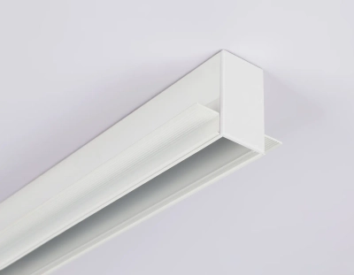 Шинопровод встраиваемый под ГКЛ 12,6мм Magnetic 220V GL1009 WH белый IP20 2000*62.5*56 (заглушки в комплекте)