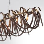 5066/10 HALL ODL24 519 античн.бронза/коричневый/металл/металл Люстра G9 10*40W CHAINY