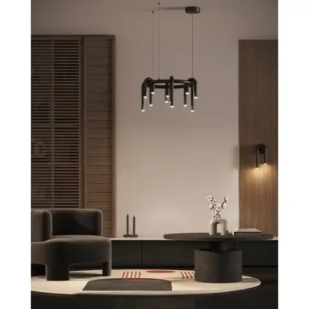 Настенный светильник Arte Lamp WARHOL A3258AP-6BK, 1хLED