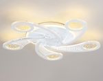 Светильник потолочный светодиодный с пультом FA4476/5 WH белый 98W 3000K+BL/4200K+PU/3000K+6400K D620*75 (ПДУ ИК)