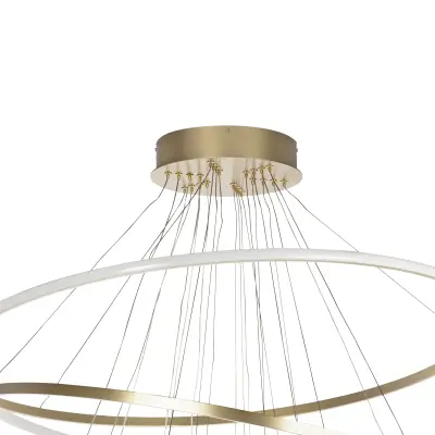 736483 Люстра ROTONDA 293W LED 8471LM 120G ЗОЛОТО 3000K