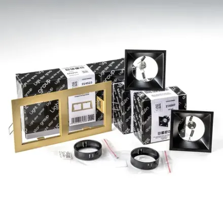 D5230707BMOD Светильник DOMINO QUADRO под LED модуль/лампу МR16 (214523+214507+214507+214007+214007)