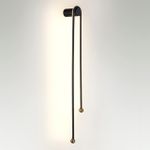 6633/18WL HIGHTECH ODL24 287 металл/черный/акрил Настенный светильник IP20 LED 18W 3000K 220V MEMFI