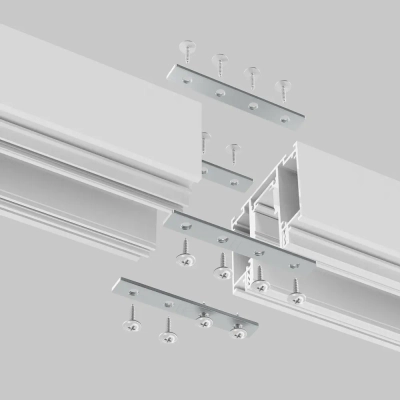 Комплект прямых соединителей для демпферного шинопровода, 4 шт, TRA034D-C-42S. TM Maytoni