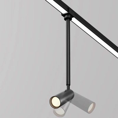 Уличный трековый светильник Фокус / Focus Led Elasity IP 3000К 8Вт 55° черный, O-TR01-2-P-8WB3K. TM Maytoni