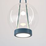 Подвесной светодиодный светильник со стеклянным плафоном 50267/1 LED синий