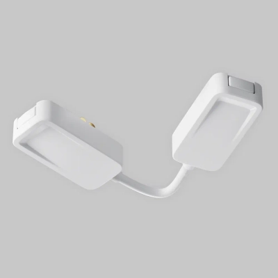 Коннектор питания угловой встраиваемый 6см Radity белый, TRA084CPC-W-12. TM Maytoni
