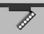 Светильник светодиодный трековый для шинопровода Magnetic Ultra Slim GV1469 BK черный IP20 6W 4200K 48V 24° 122*26*80