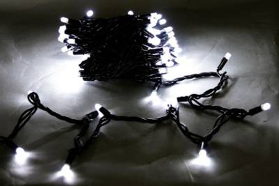 A-026A WT гирлянда светодиодная 10м 100LED влагозащищен. морозостойкая
