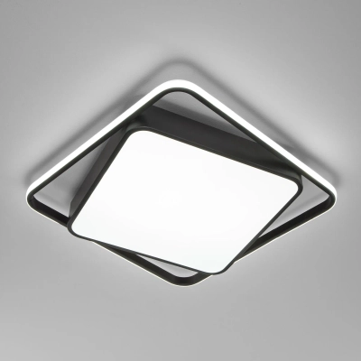 Потолочный светодиодный светильник 90252/1 черный, LED