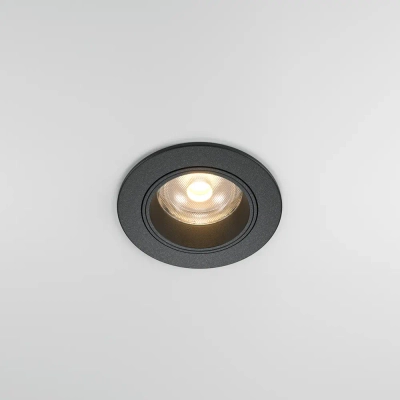 Встраиваемый светильник Фокус / FOCUS LED 12 Вт 3000 К 50°, DL125-L12-3K-B. TM Maytoni