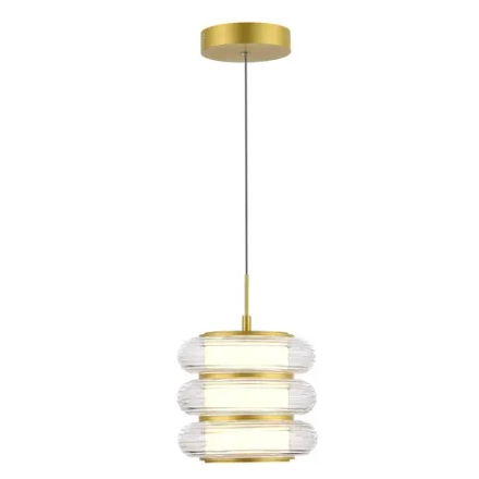 SL6239.203.03 Светильник подвесной ST-Luce золото/прозрачный LED 1*16W 3000K